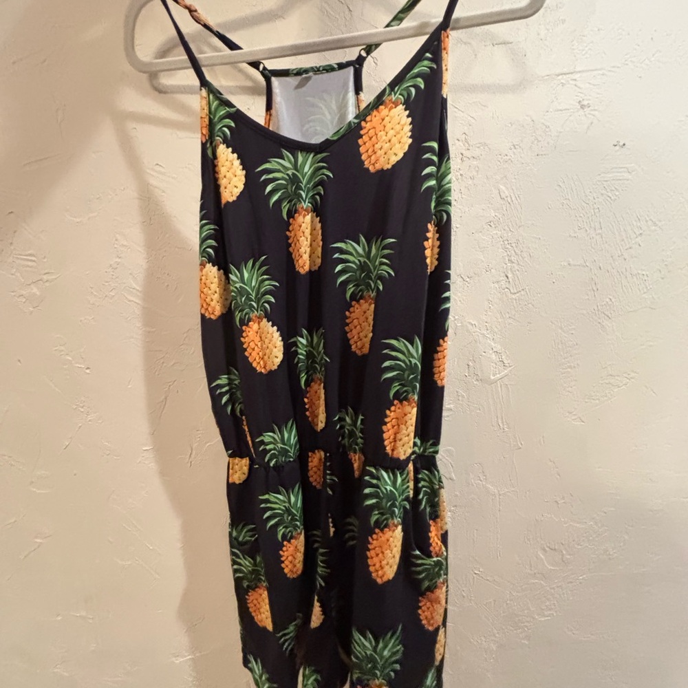 Pineapple Print Women’s romper